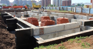 Фундаменты промышленных зданий в Азнакаево цена от 25433 руб. - заказать строительство фундамента промздания под стальные колонны